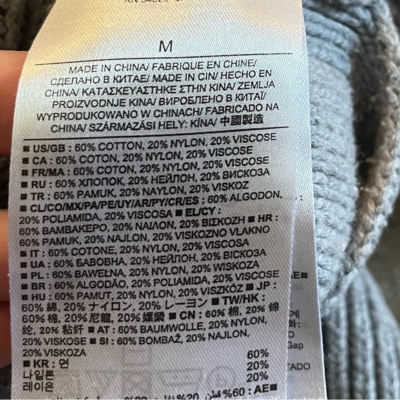 Banana Republic Sleeveless Grey Knit Boat Neck Sweater Medium - Picture 7 of 10